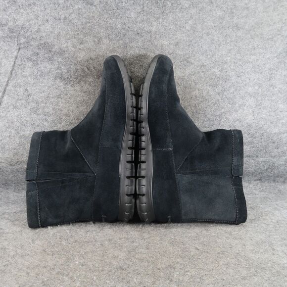 Cole Haan Shoes Womens 9 Bootie Pull On Leather Waterproof Comfort Classic Blue - Picture 9 of 15